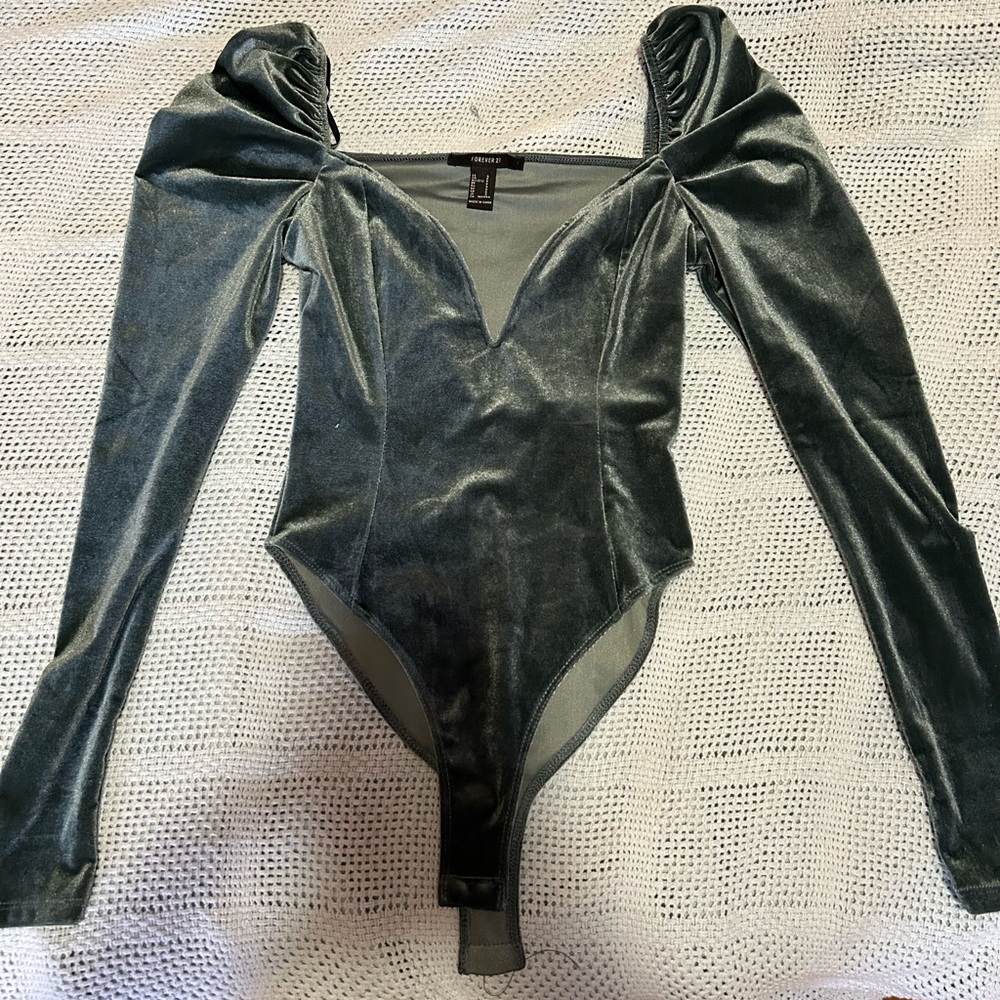 Velvet bodysuit